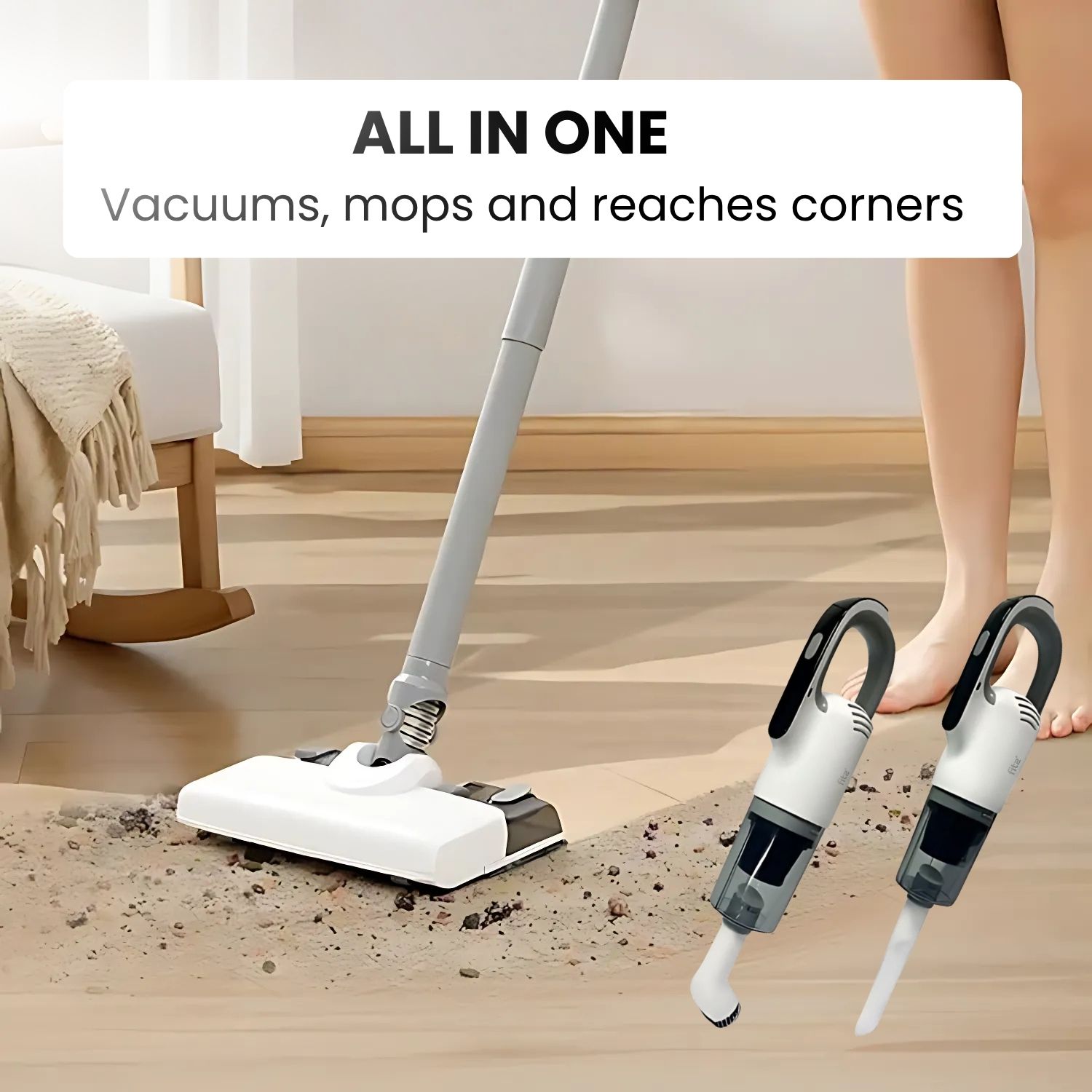Handheld mini vacuum for furniture and car cleaning